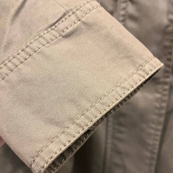 Banana Republic size small - medium (8) army green trench - Picture 6 of 9